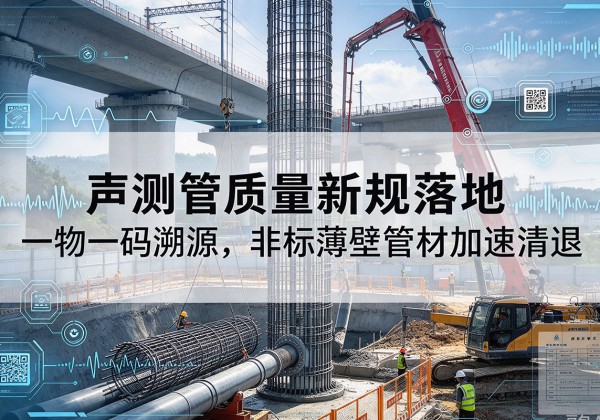 开远声测管质量新规落地，一物一码溯源，非标薄壁管材加速清退